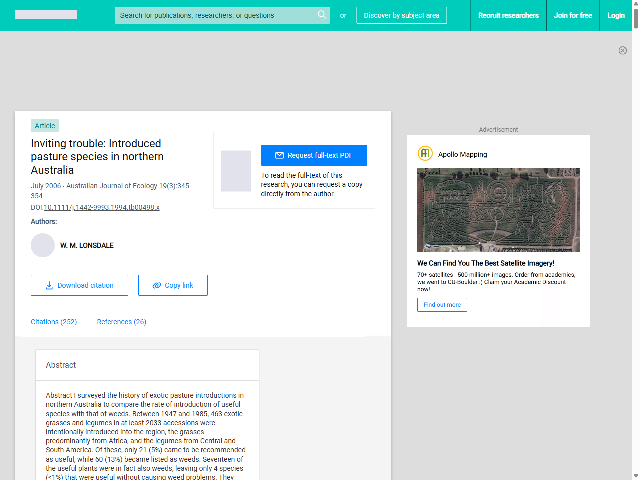Preview of Inviting trouble: Introduced pasture species in northern Australia - ResearchGate, accessed July 23, 2025