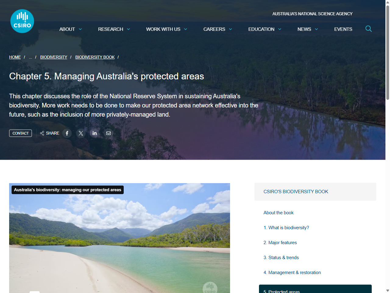 Preview of Chapter 5. Managing Australia's protected areas - CSIRO, accessed August 2, 2025