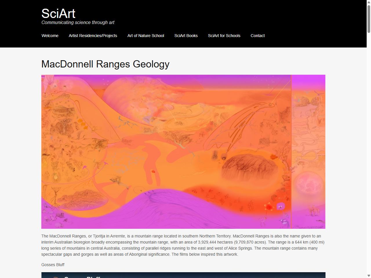 Preview of MacDonnell Ranges Geology - SciArt