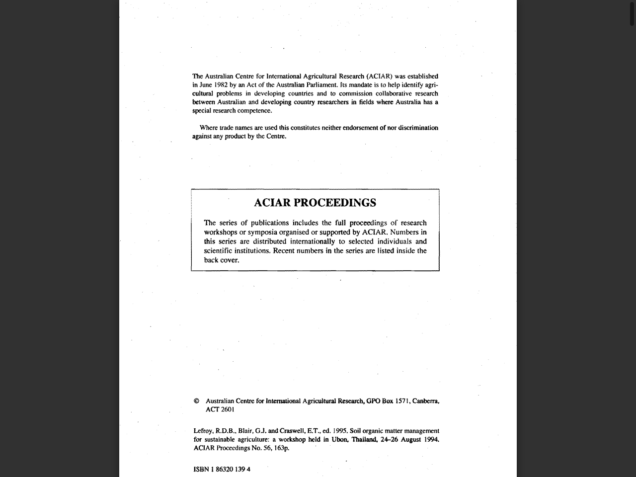 Preview of ACIAR PROCEEDINGS, accessed July 27, 2025,