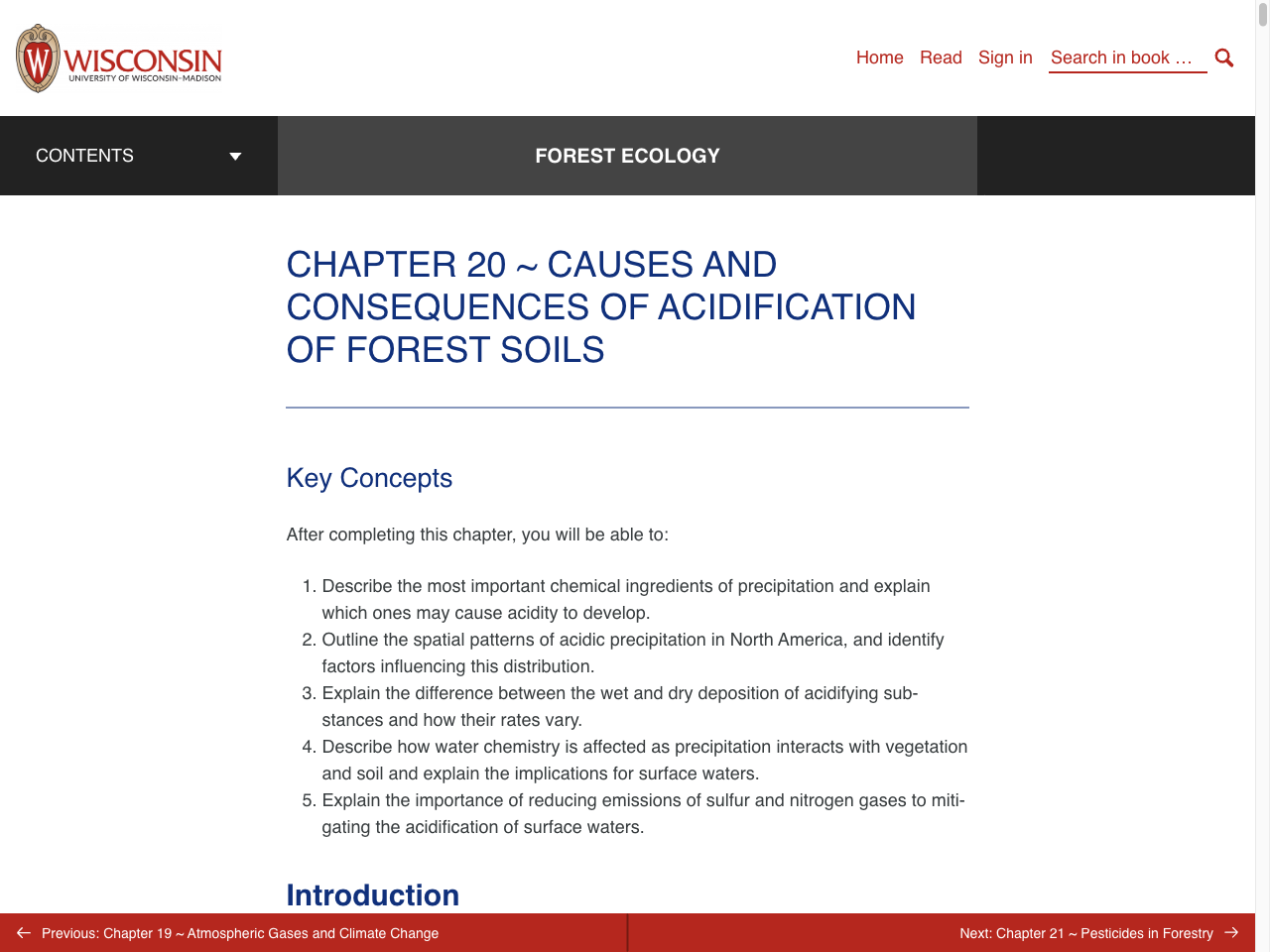Preview of Chapter 20 ~ Causes and Consequences of Acidification of Forest Soils, accessed July 30, 2025,