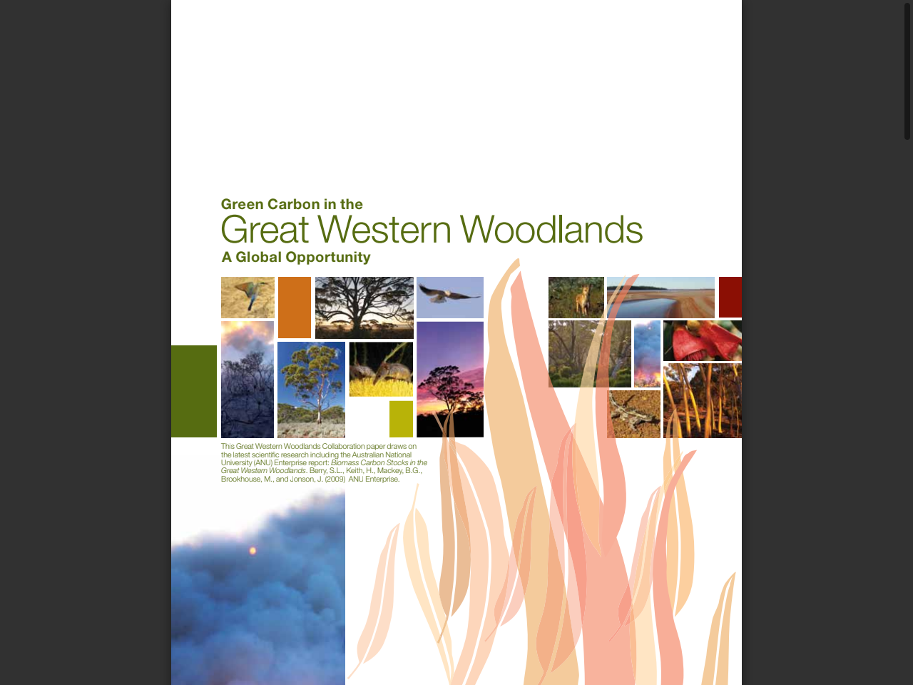 Preview of Green Carbon in the Great Western Woodlands: A global opportunity for conservation, climate change and sustainable futures