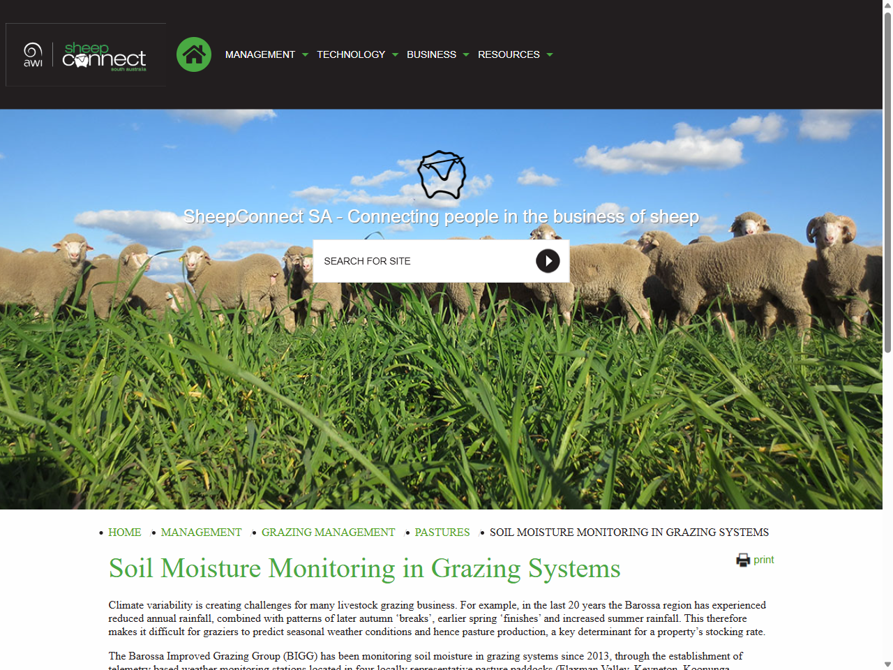Preview of Soil moisture monitoring in grazing systems (BIGG Case Study)