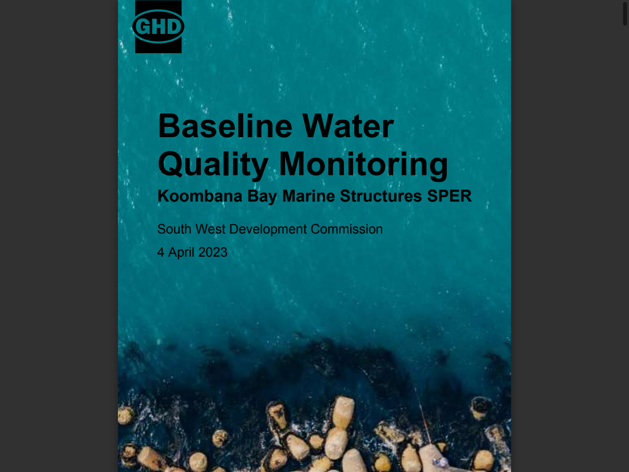 Preview of Baseline Water Quality Monitoring - EPA WA, accessed July 16, 2025,