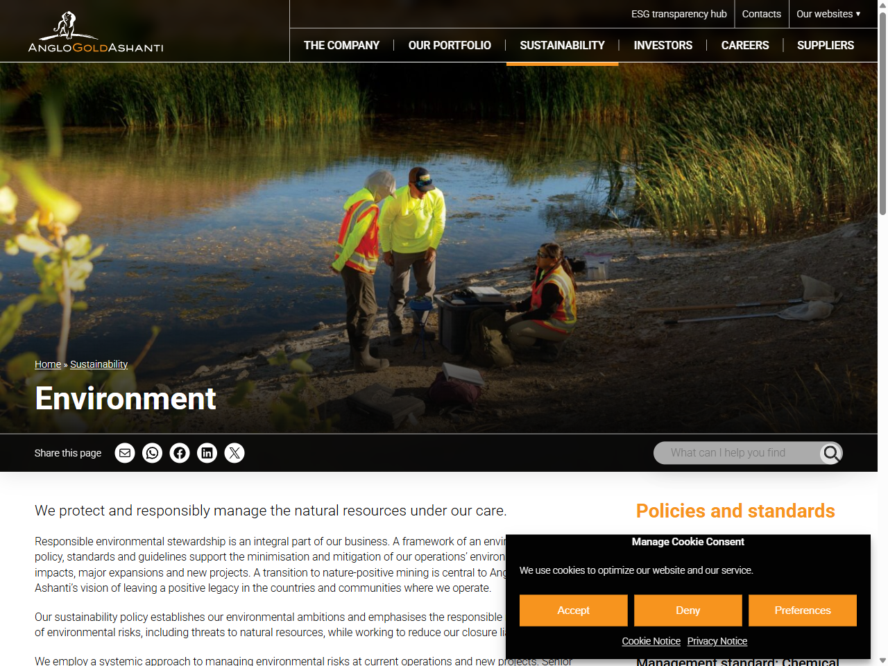 Preview of Environment - AngloGold Ashanti, accessed July 13, 2025,