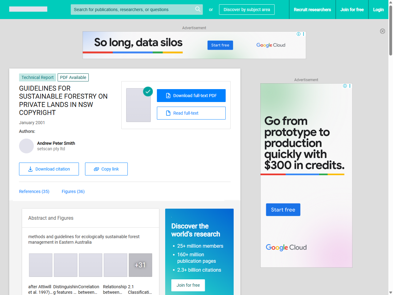Preview of guidelines for sustainable forestry on private lands ... - ResearchGate