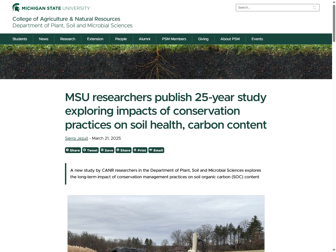 Preview of Long-term Impacts of Tillage and Cover Cropping on Soil Organic ...