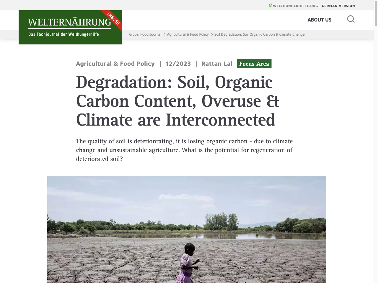Preview of Degradation: Soil, Organic Carbon Content, Overuse & Climate are Interconnected, accessed August 5, 2025, 