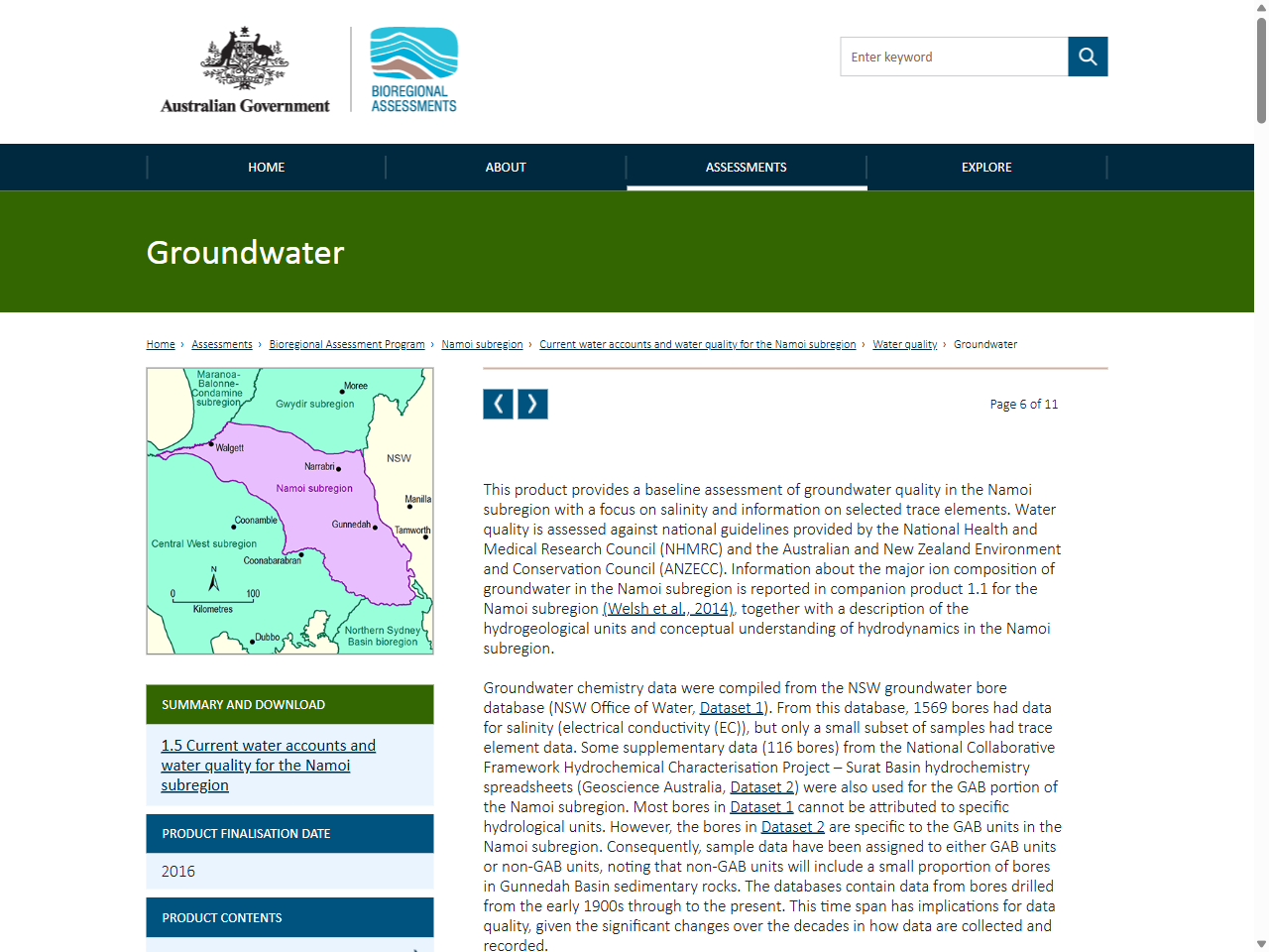 Preview of Australian and New Zealand Guidelines for Fresh and Marine Water Quality (2000) - Volume 3 - Chapter 9 - Primary Industries