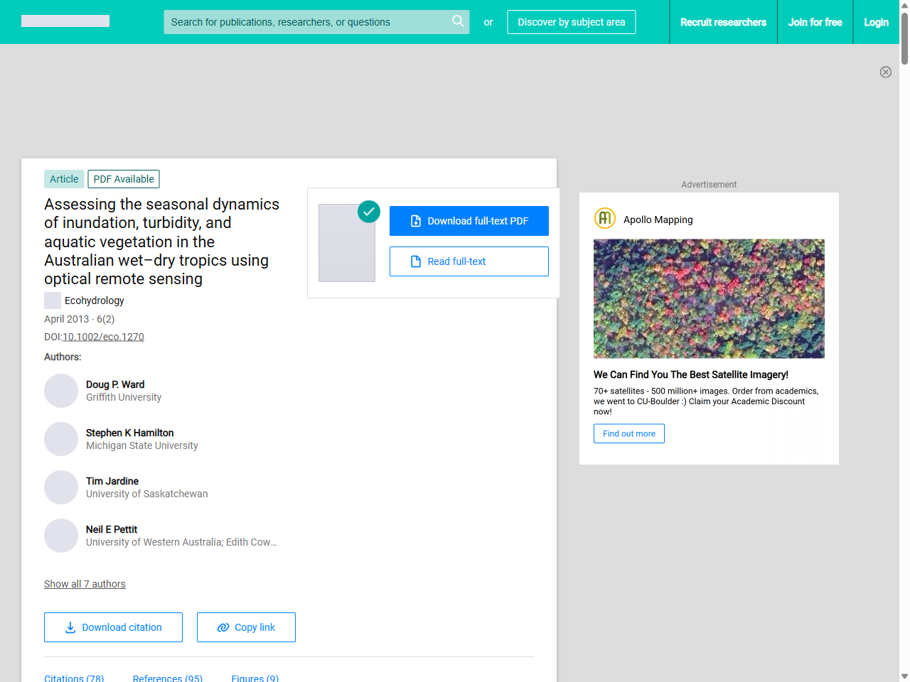 Preview of Turbidity, accessed May 11, 2025,