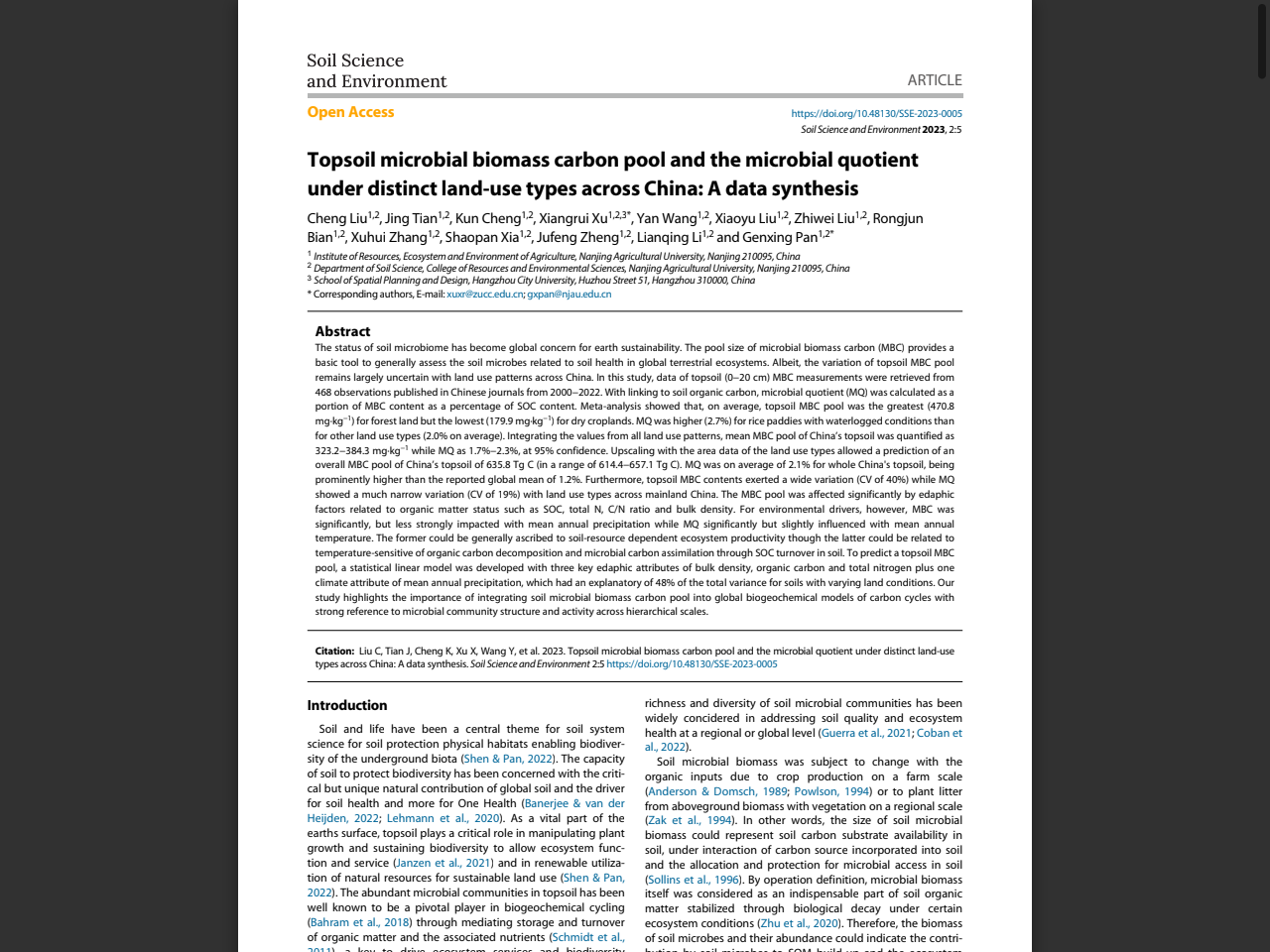 Preview of Soil microbial biomass: A key soil driver in management of ecosystem functioning, accessed July 16, 2025,