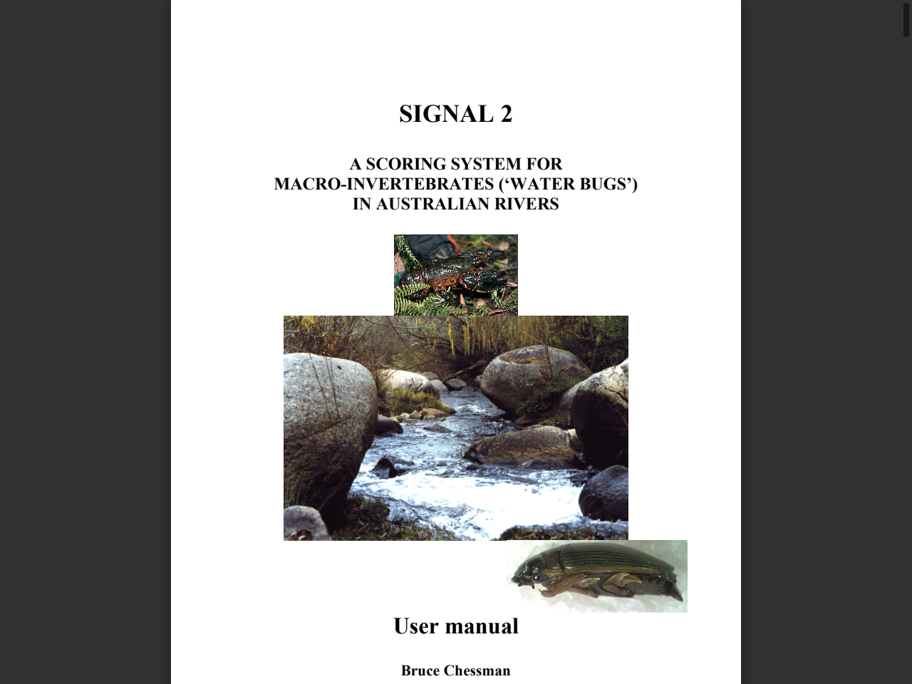 Preview of SIGNAL 2 - Ginninderra Catchment Group