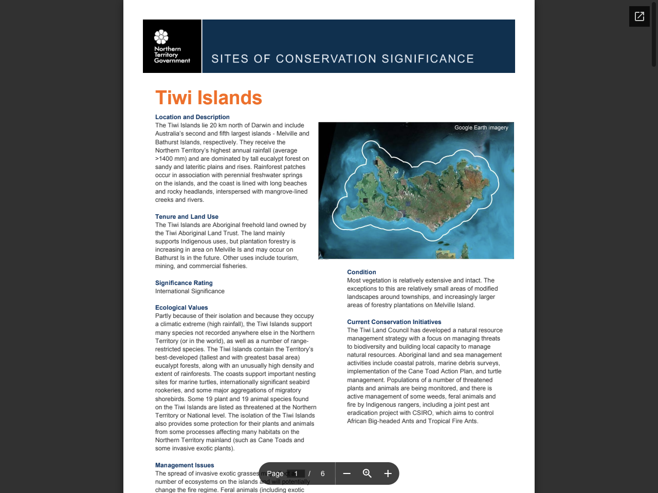 Preview of Tiwi Islands, accessed August 1, 2025, 