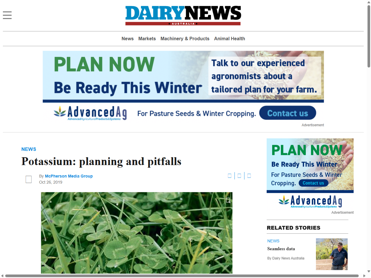 Preview of Potassium: planning and pitfalls | Dairy News Australia, accessed July 10, 2025