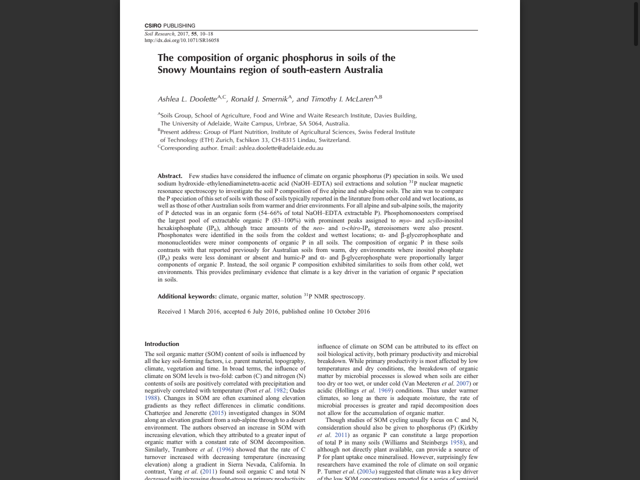 Preview of Kirkpatrick, J. B., and M. J. Brown. 1984. The Tasmanian alpine ecosystem.