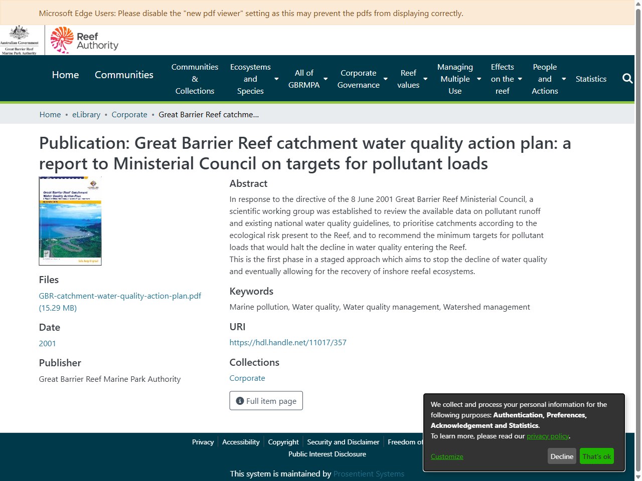 Preview of GBR-catchment-water-quality-action-plan.pdf - GBRMPA eLibrary, accessed July 20, 2025, 