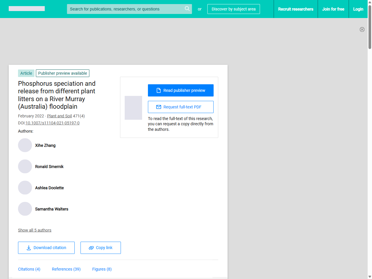 Preview of Phosphorus and Iron Nutrition in Australian Native Plants, accessed July 21, 2025,
