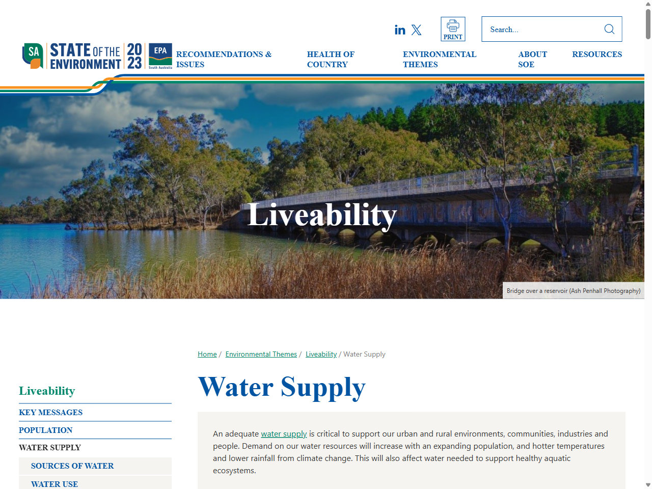 Preview of State of the Environment 2023 | Water Supply, accessed August 1, 2025,
