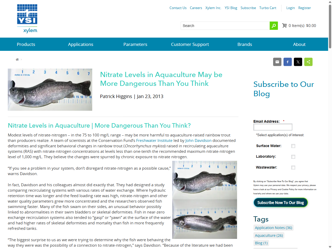 Preview of Nitrate Levels in Aquaculture May be More Dangerous Than You Think - YSI, accessed July 25, 2025,