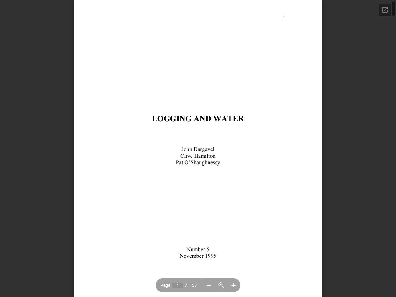 Preview of logging and water - The Australia Institute, accessed July 31, 2025, 