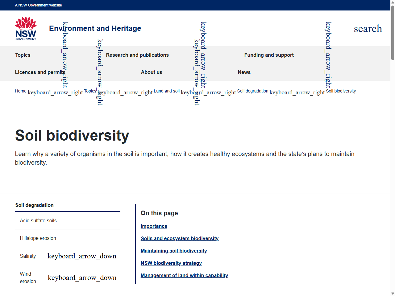 Preview of Soil biodiversity | Land and soil - Environment and Heritage - NSW Government, accessed August 11, 2025,