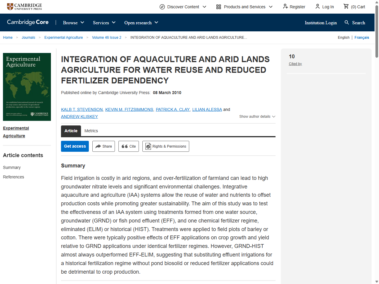 Preview of Integrated Agri-Aquaculture Systems, accessed July 25, 2025, 