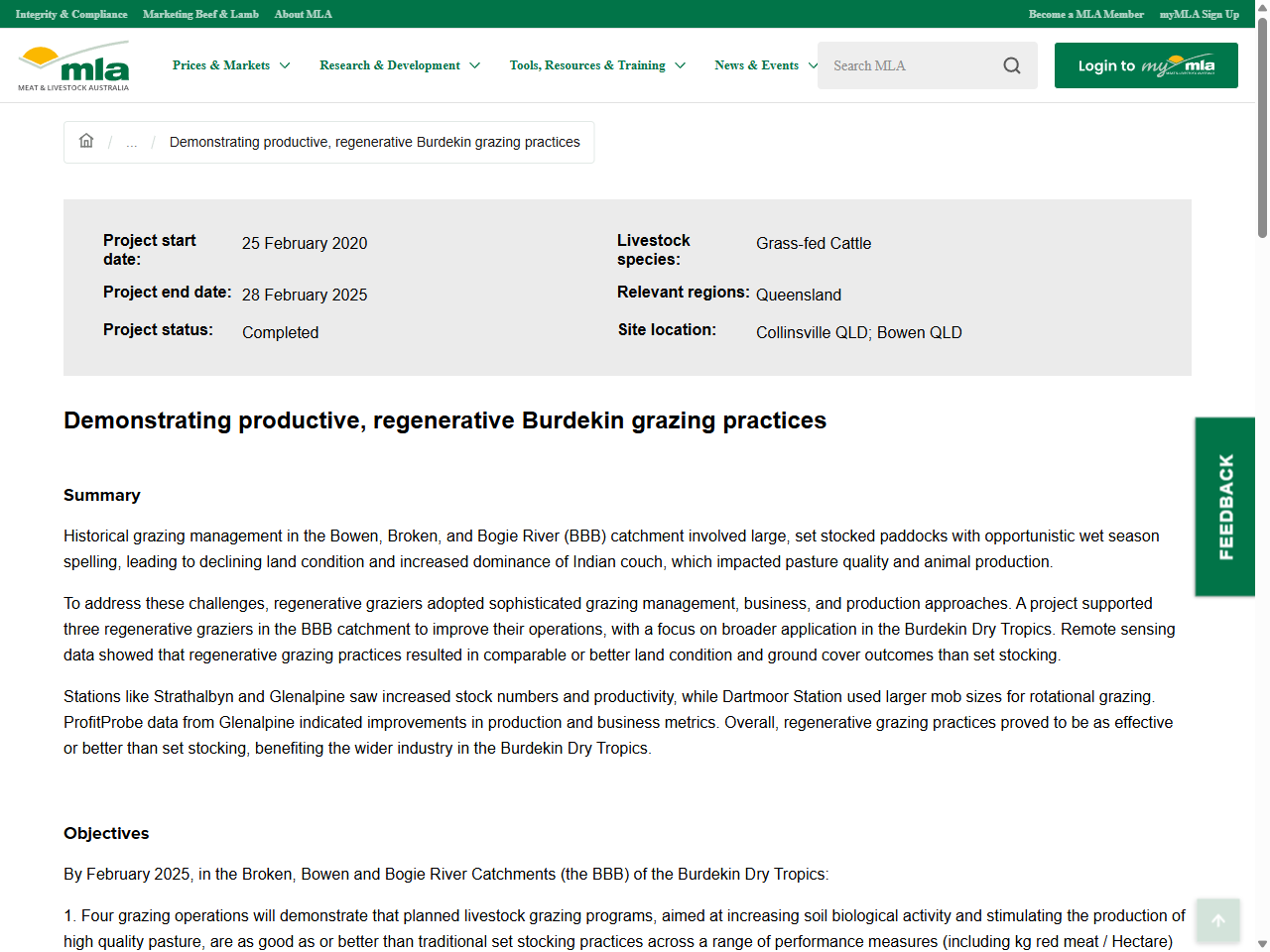 Preview of Demonstrating productive, regenerative Burdekin grazing practices | Meat & Livestock Australia - MLA, accessed July 19, 2025, 