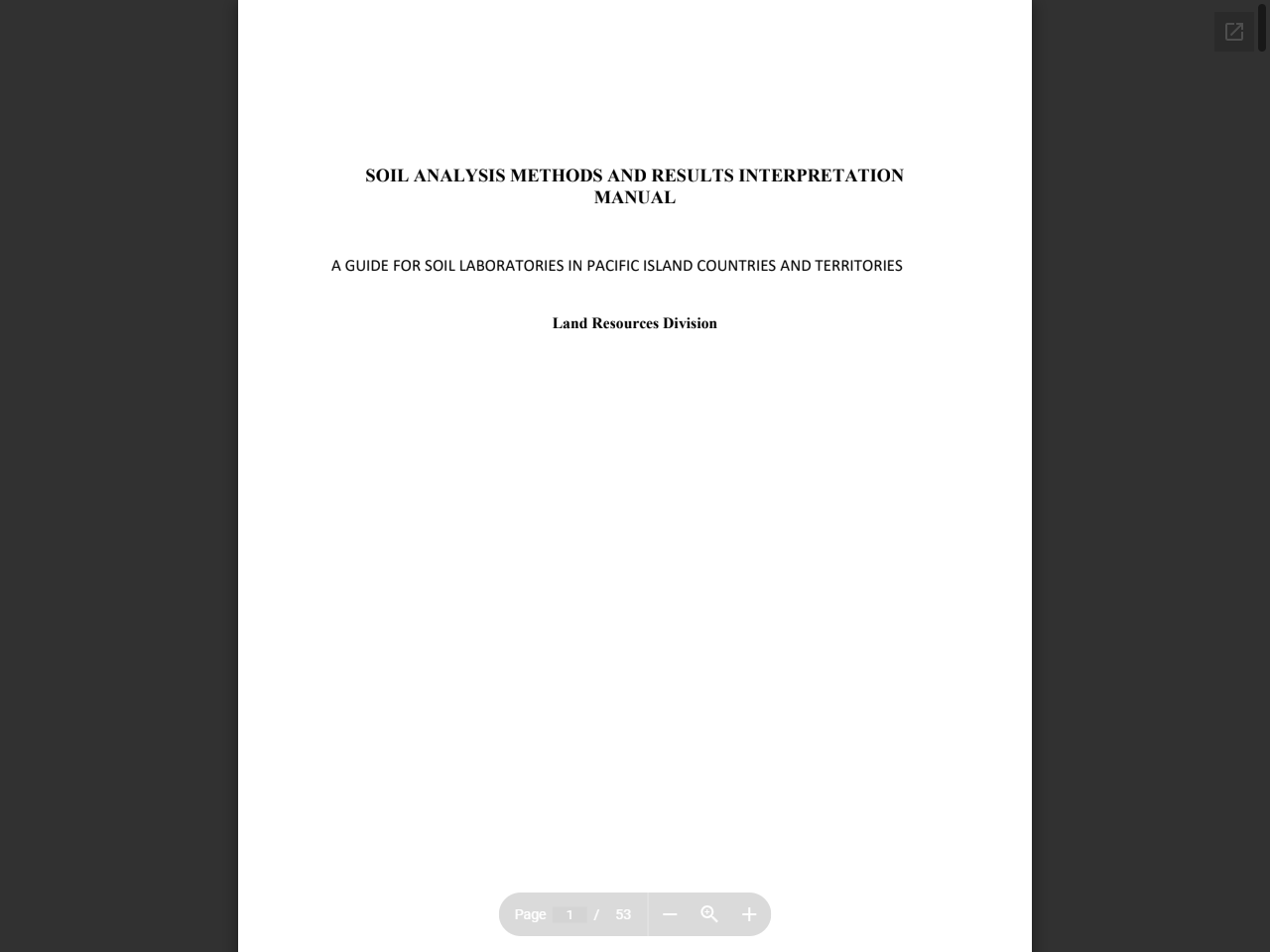 Preview of Soil Analysis Methods and Results Interpretation ... - CSIRO Research