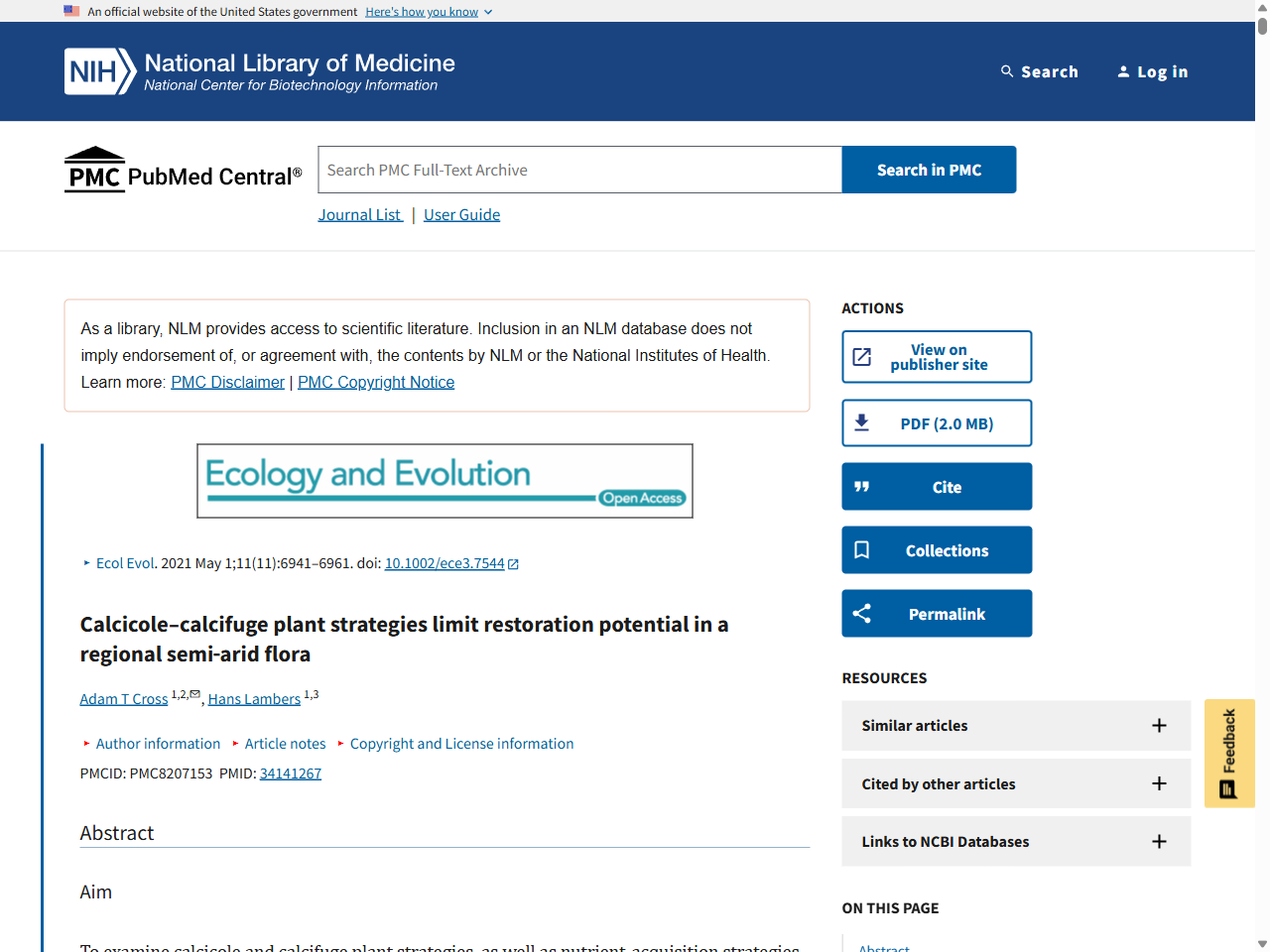 Preview of Adaptive Strategies of Australian Flora - Macquarie University, accessed May 20, 2025