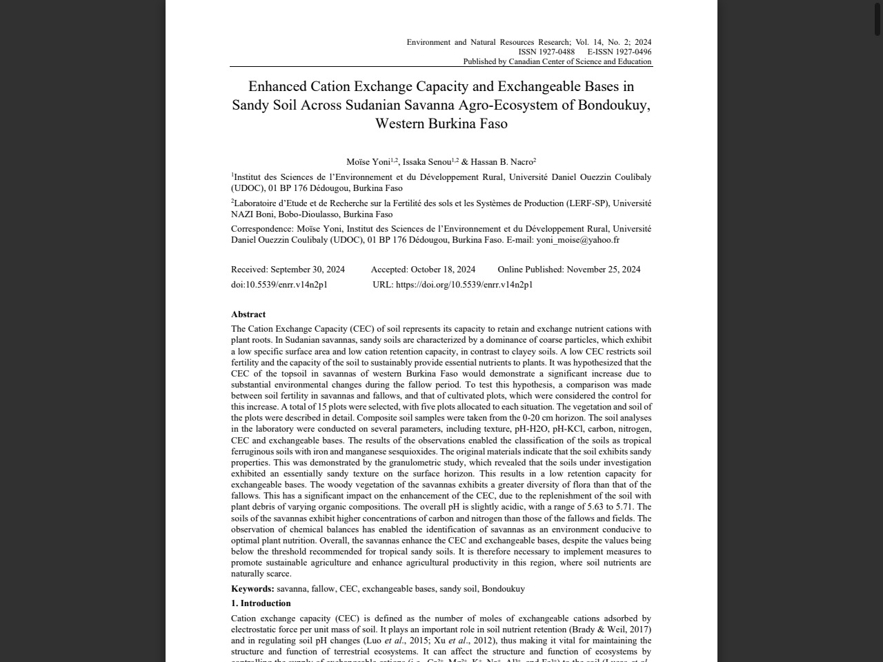 Preview of Cowie, B. et al. (2020). Land use change from native brigalow (Acacia harpophylla) forest to cropping or grazing pasture affects soil fertility dynamics over 32 years in the Brigalow Catchment Study. Soil Research. (Citing Cowie et al. 2007 data).