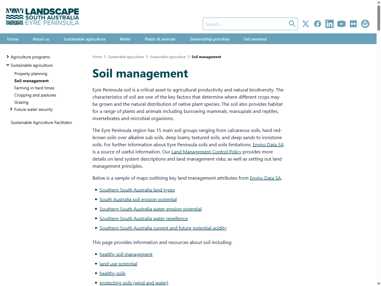Preview of Soil management - Landscape South Australia - Eyre Peninsula, accessed July 13, 2025
