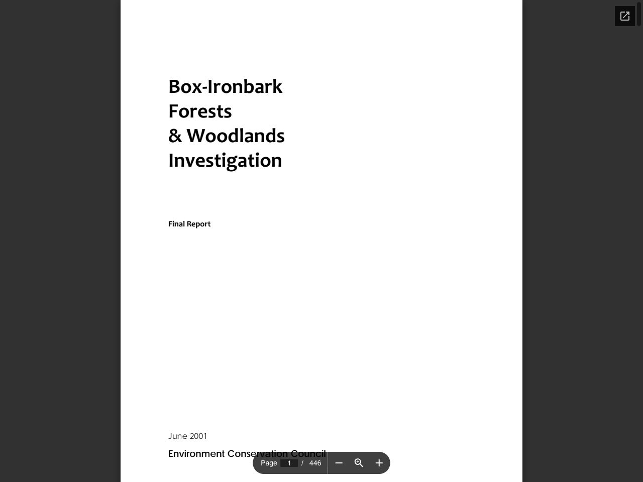 Preview of Box-Ironbark Forests & Woodlands Investigation - Mount Alexander Shire Council, accessed July 12, 2025,