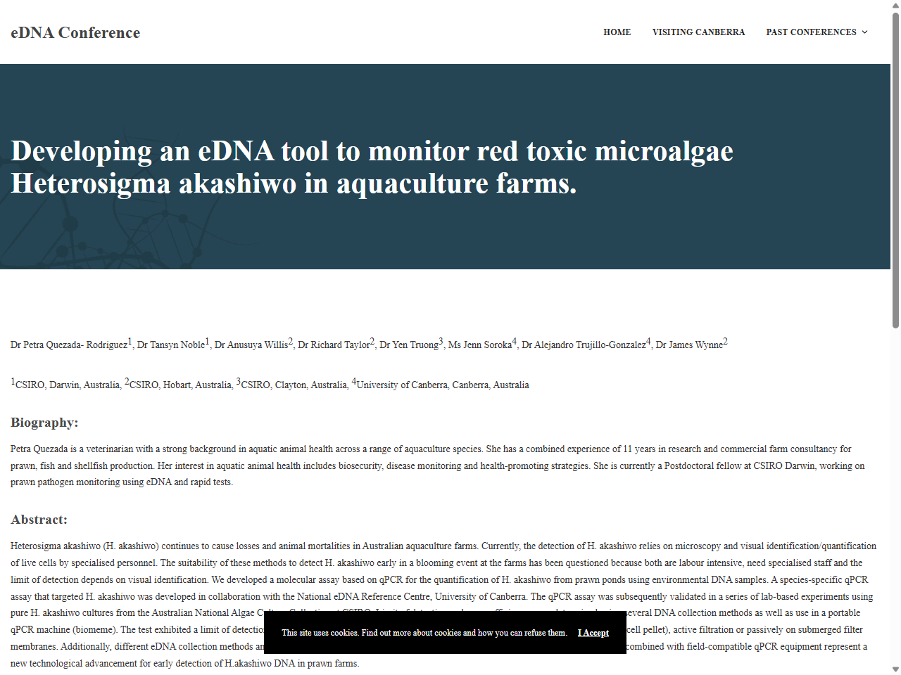 Preview of ASSESSING THE BIOSECURITY RISK OF IMPORTED UNCOOKED, WHOLE AND HEAD-ON EVISCERATED, BARRAMUNDI AND NON-SALMONID FINFISH IN RELATION TO EXOTIC VIRUSES | World Aquaculture Society Meetings, accessed July 13, 2025,