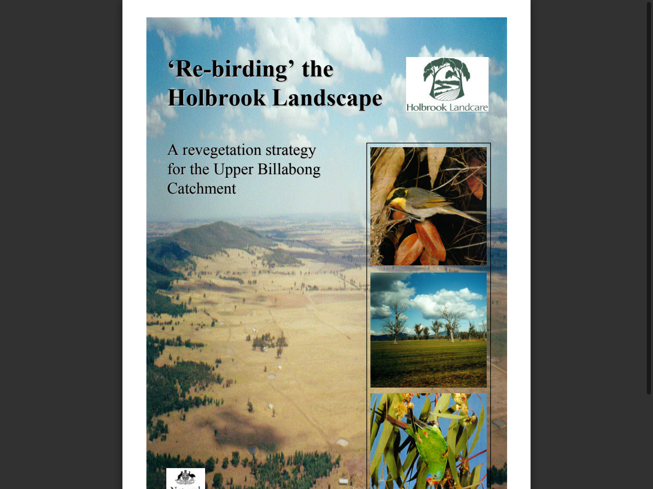Preview of Rebirding the Holbrook Landscape