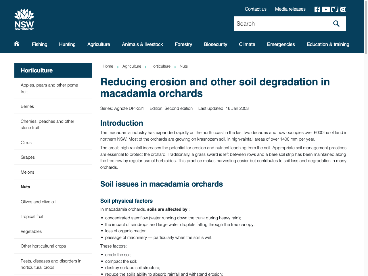 Preview of Reducing erosion and other soil degradation in macadamia orchards, accessed July 18, 2025, 