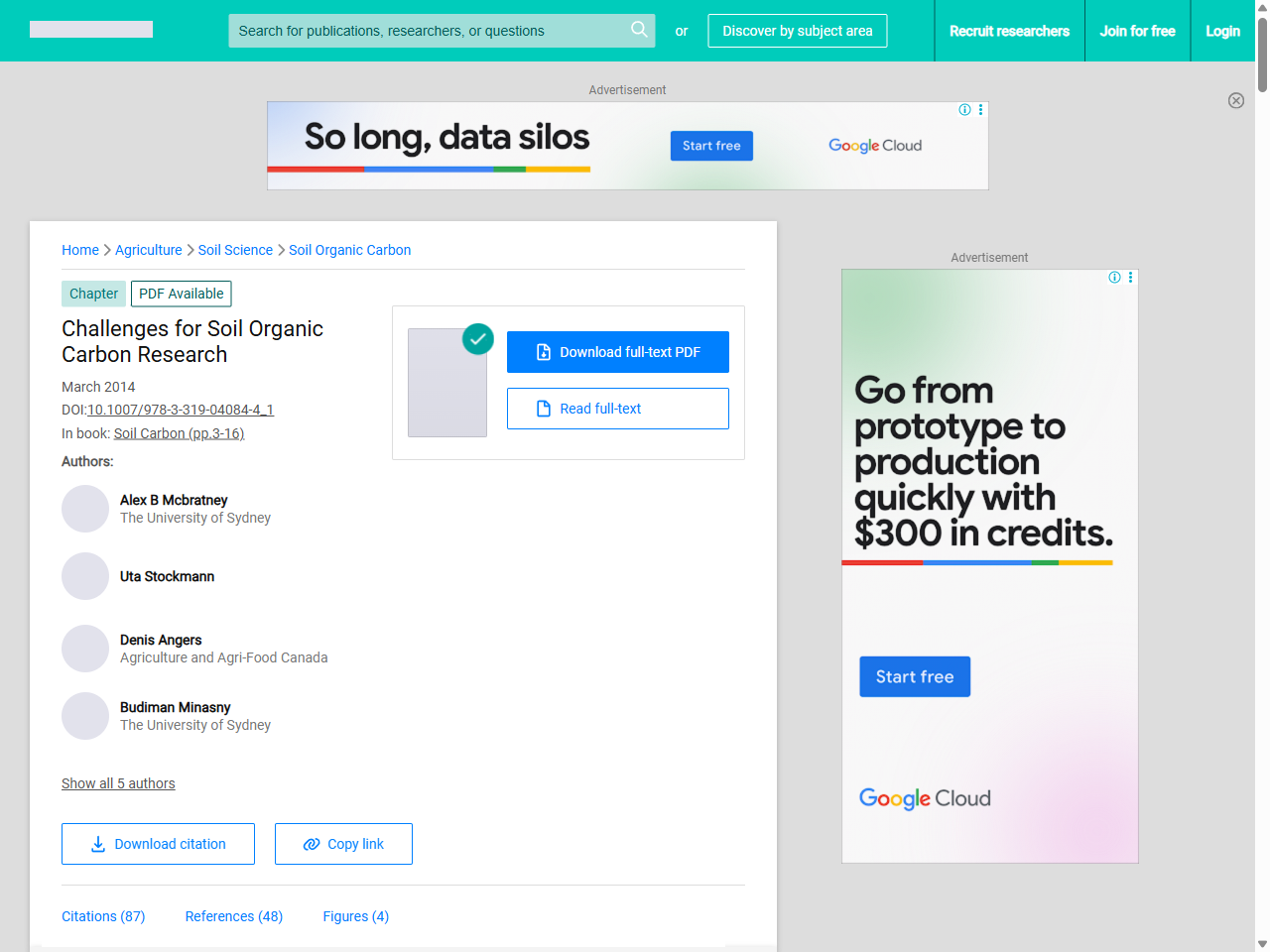 Preview of Challenges for Soil Organic Carbon Research - ResearchGate