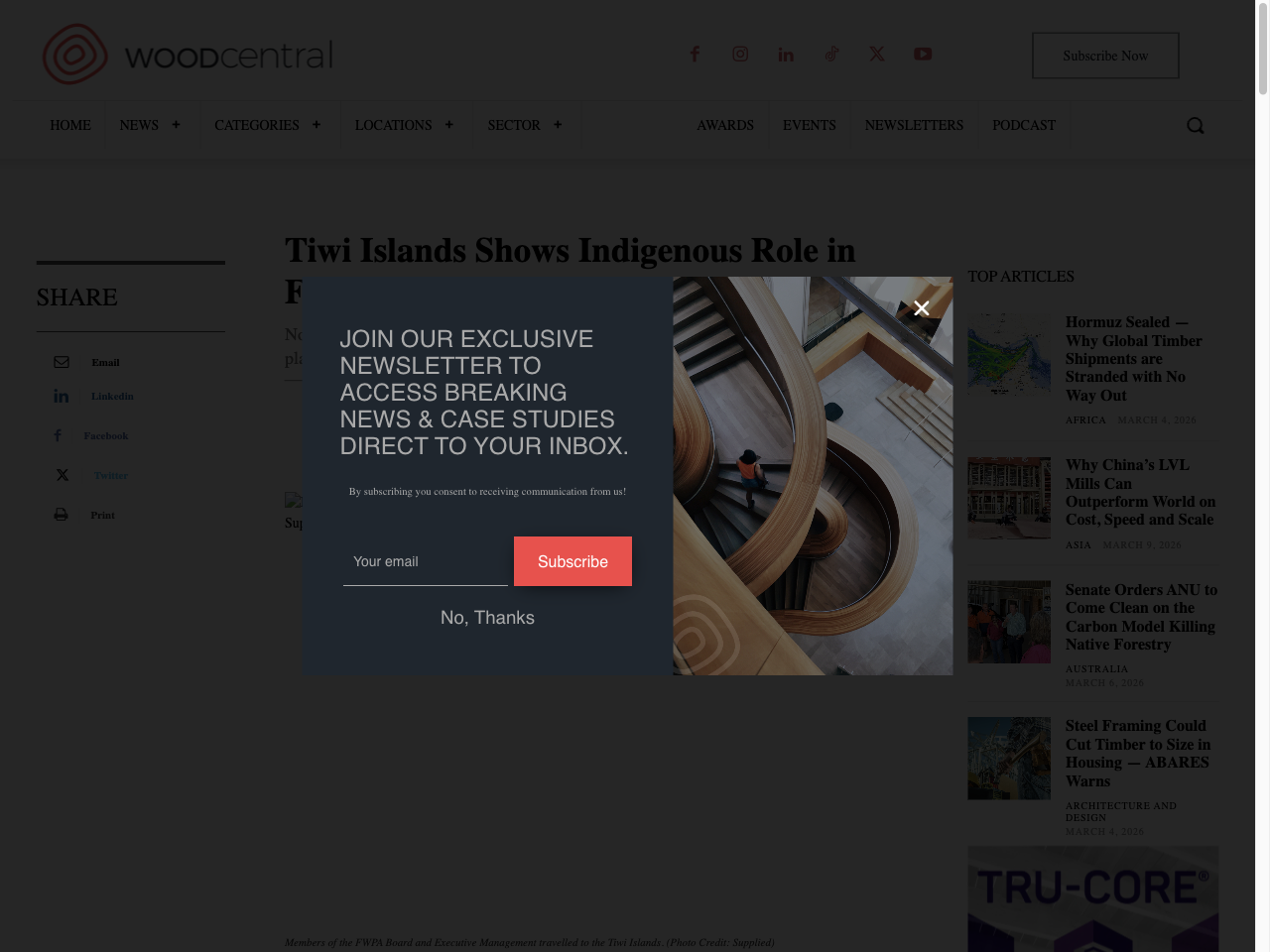 Preview of Tiwi Islands Shows Indigenous Role in Future Forest Care - Wood Central, accessed July 30, 2025,