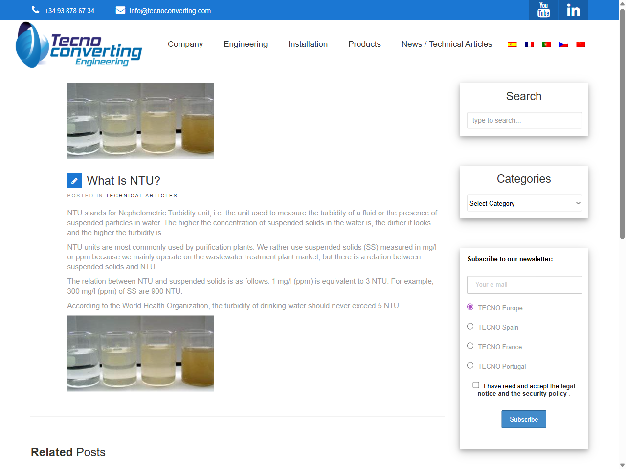 Preview of What is NTU? - TecnoConverting Engineering