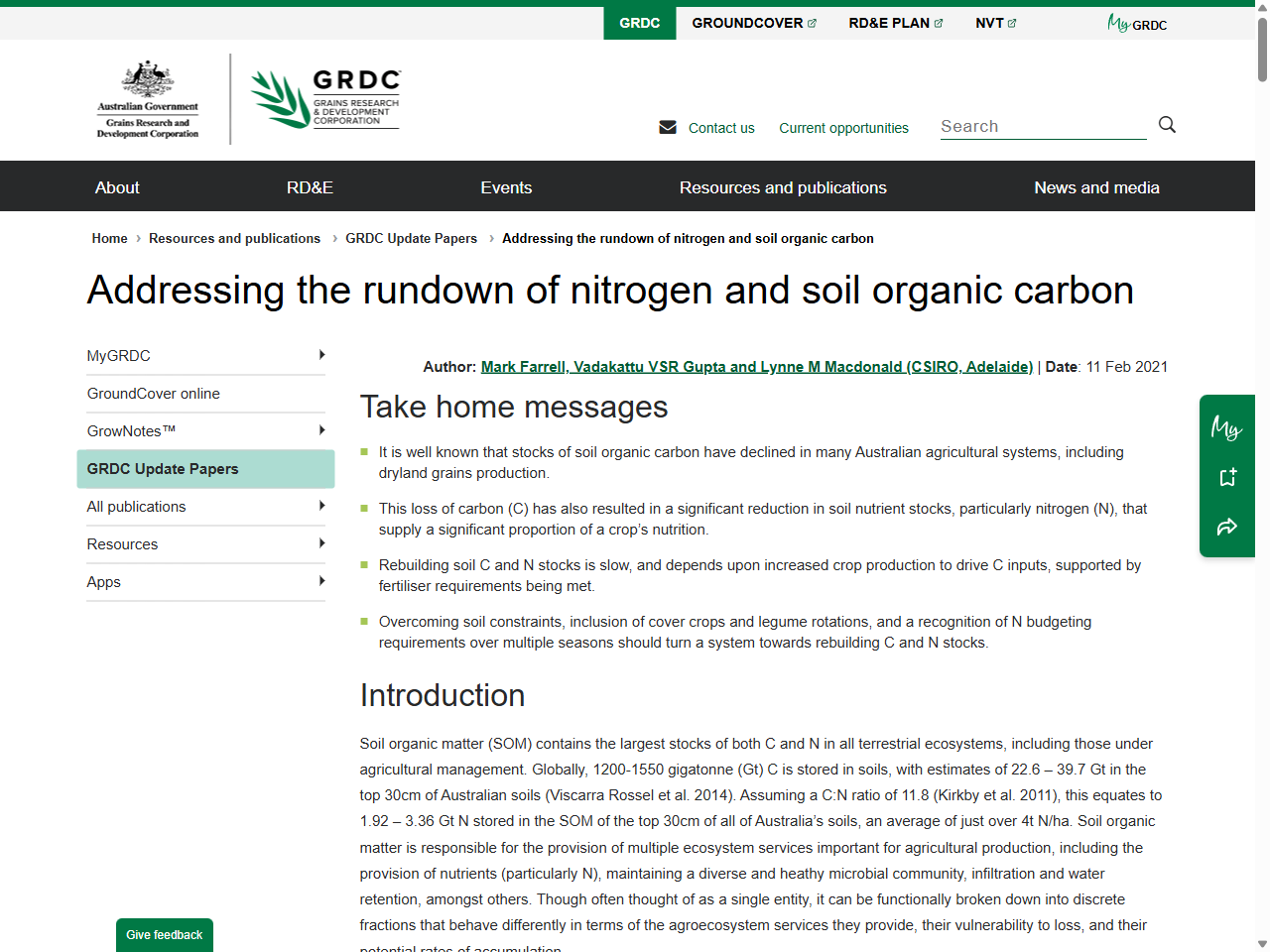 Preview of A review of sampling designs for the measurement of soil organic carbon in Australian grazing lands - Integrity Systems, accessed July 27, 2025,