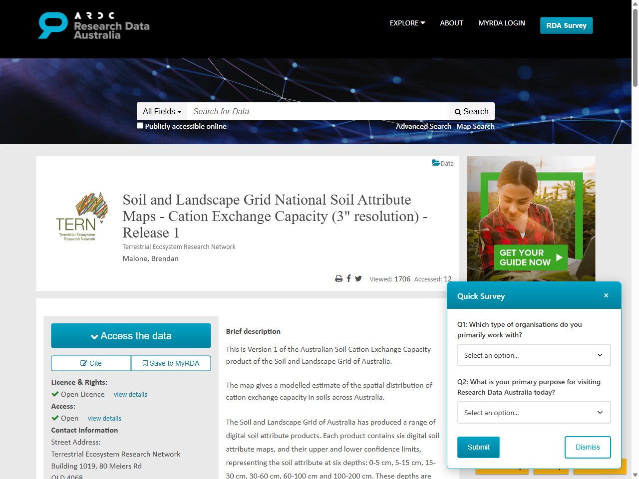 Preview of Digital soil mapping of key soil properties over New South Wales - NSW Government