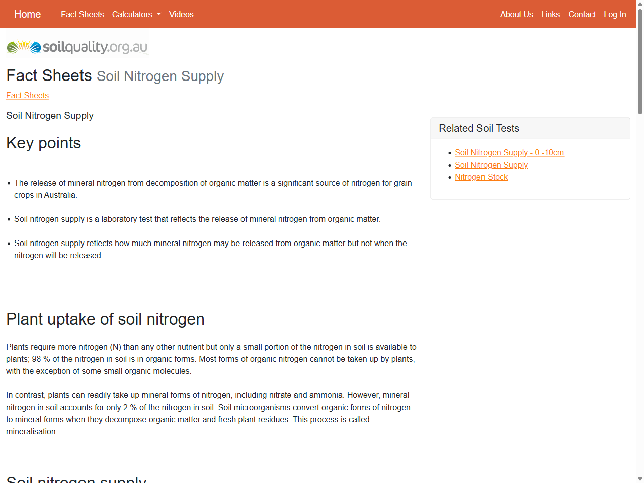 Preview of Soil Nitrogen Supply | Fact Sheets | soilquality.org.au, accessed July 25, 2025,