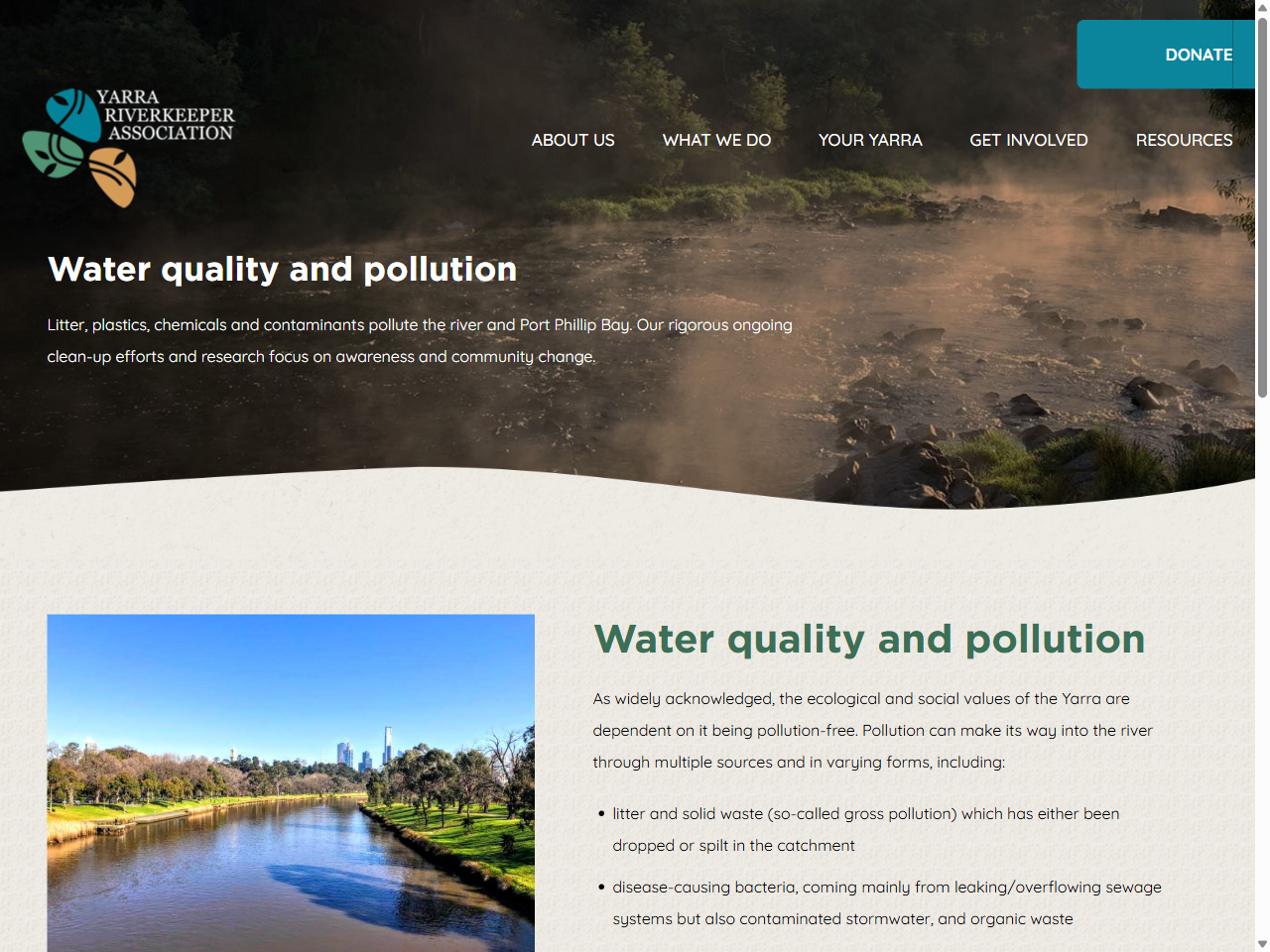 Preview of Water quality and pollution - Yarra Riverkeeper Association, accessed August 11, 2025, 