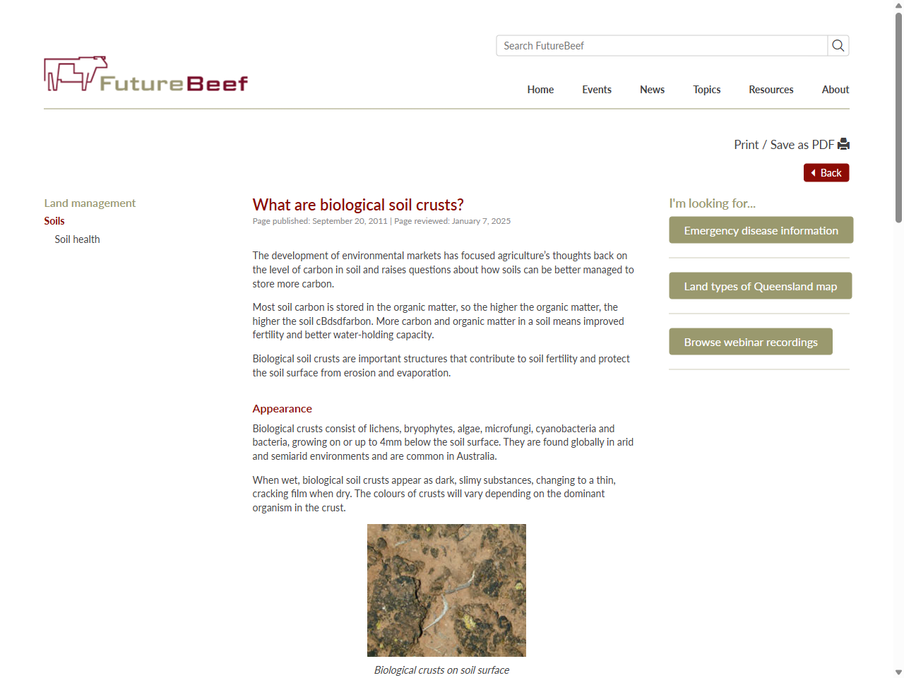 Preview of What are biological soil crusts? - FutureBeef, accessed July 27, 2025
