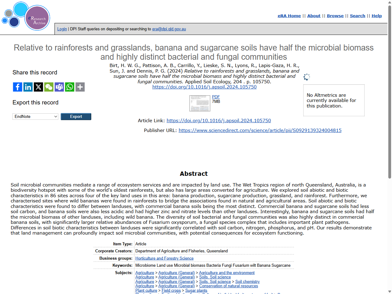 Preview of Converting tropical rainforest to native rubber plantations alters soil bacterial and fungal communities - Maximum Academic Press, accessed July 23, 2025