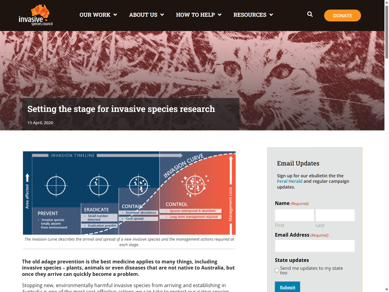 Preview of Reducing Risk, Securing the Future NSW Invasive Species Management Review Preliminary Report August 2024