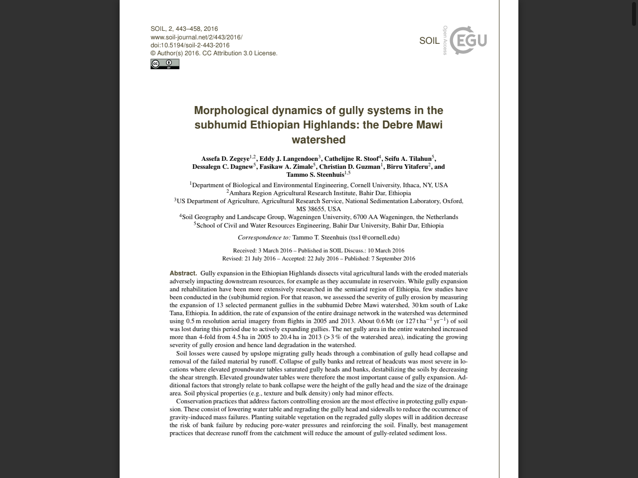 Preview of (PDF) The Topographic Threshold of Gully Erosion and Contributing Factors, accessed July 20, 2025, 