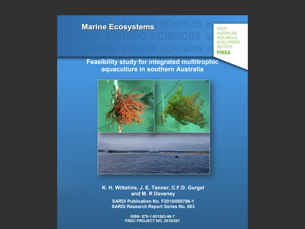 Preview of Feasibility study for integrated multitrophic aquaculture in southern Australia - Fisheries Research and Development Corporation, accessed August 1, 2025