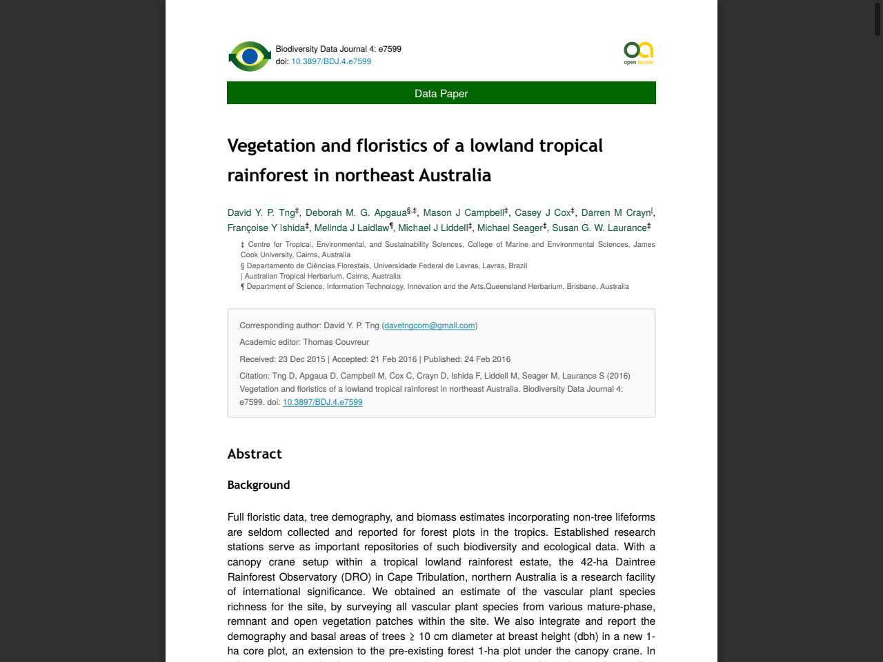 Preview of Lowland Rainforest of Subtropical Australia ecological community - listing advice