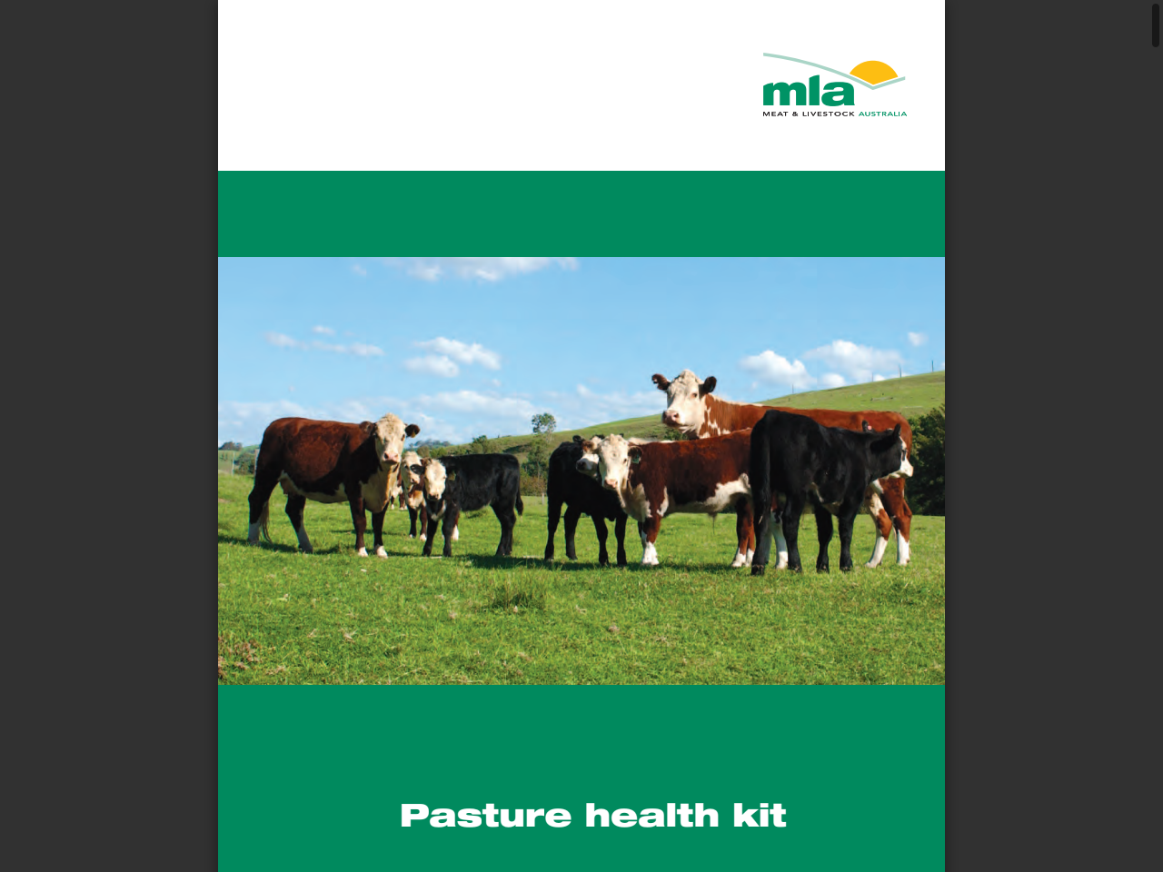 Preview of Pasture health kit - Making More From Sheep, accessed July 7, 2025