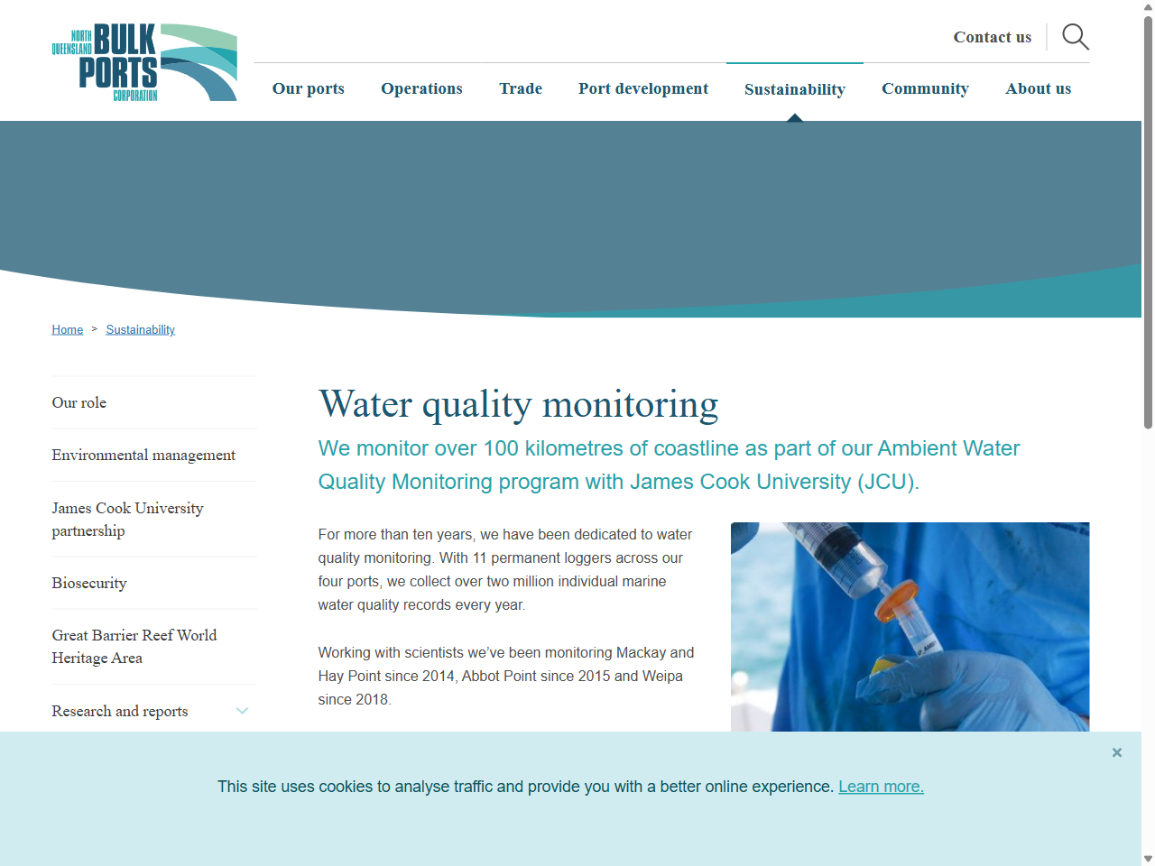 Preview of Water quality monitoring | North Queensland Bulk Ports Corporation Ltd, accessed August 1, 2025,